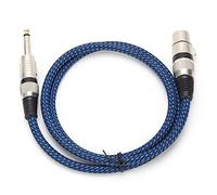 ZDETGU Cable 6.5 TS a Hembra 6.35 Micrófono XLR Guitarra Conectividad Superior para Mezclador Funciones de Alto Rendimiento Integración Perfecta en Entornos de Estudio y en Vivo (1 m/3,3 pies)