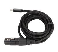 ZDETGU Cable de Micrófono USB C a XLR Hembra para Grabación de Estudio, Plug and Play, HIFI de bajo Ruido, Compatible con y, 2 Metros/6,6 Pies (#2)