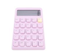 ZDETGU Calculadora Solar de 12 Dígitos con Pantalla Grande Calculadora de Escritorio Portátil para la Escuela y la Oficina Diseño Ergonómico para Cálculos Sencillos Herramienta para Estudiantes y