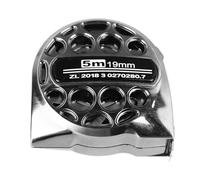 ZDETGU Cinta Métrica de Acero Inoxidable de 16.4 Pies - Regla Hueca Retráctil con Escala Dual para Carpintería, Mejoras del Hogar y Uso Industrial - Herramienta de Medición Portátil para Bricolaje