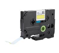 ZDETGU Cinta para Etiquetadora Compatible KZE 12mm, Funda de PVC para
