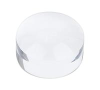 ZDETGU Cúpula de Lupa Acrílica de 8 Aumentos para Lectura Manual - Lente óptica Transparente para Libros, Mapas y Decoración del Hogar