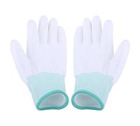 ZDETGU de Trabajo Antiestáticos con Revestimiento de PU de Agarre de Nailon para Ensamblaje de Dispositivos Electrónicos, Mano de Obra y Manipulación de Componentes Sensibles Mayor Comodidad y (M