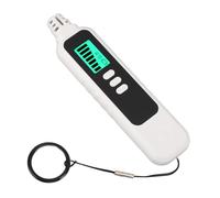 ZDETGU Detector de Gas Portátil Profesional con Sensor de Alta Sensibilidad para Detección de Gas Gasolina Pantalla LCD Alarma Visual y Audible Uso en Casa, Fábrica, Hotel (White)