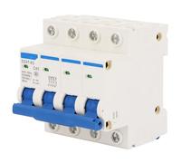 ZDETGU Disyuntor en Miniatura - DZ47-63 4P 40A 400V 50Hz para Sistemas Solares y Fotovoltaicos - Circuito Confiable para Cajas Combinadoras de Energía CC y Unidades de Pequeña Generación -