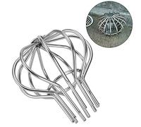 ZDETGU Drenaje de Piso de Acero Inoxidable, Bloqueo de Servicio, Drenaje de Techo para Balcón Al Aire Libre, Solución de Zanja de Jardín, Rejilla de a Prueba de Herrumbre (50 tubos)