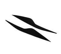 ZDETGU Embellecedor de Cejas para Faros Delanteros MK2 2008-2011: Cubierta de Párpado de ABS Brillante para Mejorar la Aerodinámica (negro brillante)