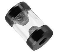 ZDETGU Embudo de Pantalla Fina de Refrigeración con Rosca Interior G1/4 para Sistemas Informáticos en Rojo (Black)