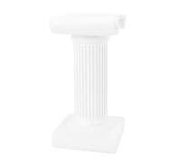 ZDETGU Estatua de Columna Griega de Pilar Romano, Elegante Soporte de Centro de Mesa para Decoración del Hogar de Boda, Escultura de Estatuilla para Fiesta en el Jardín, Color Blanco (7126D-1501)