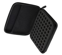 ZDETGU Estuche Portátil de Almacenamiento de Aceites Esenciales con 63 Ranuras para Aceites de Aromaterapia, Portabotellas de EVA Apto para Viajes con Compartimentos Seguros (Black)