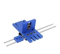 ZDETGU Herramienta Localizadora de Punzones, Abridor de Agujeros de Aleación de Aluminio para Carpintería Precisa, Accesorio 3 en 1, Hardware para Proyectos de Perforación y Carpintería