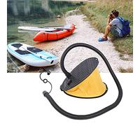 ZDETGU Inflador de Bomba de Pie con Múltiples Boquillas para Botes Inflables Camas Anillos de Natación Esteras Flotantes Kayaks Accesorios para Piscinas Portátil de Alto Volumen (Bomba Inflable)