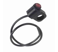 ZDETGU Interruptor de Faro de Manillar Interruptor de Encendido y Apagado de Motocicleta 12V 16A Aleación de Aluminio Durable para Accesorios de Moto Scooter Negro 22 Mm de Diámetro 56