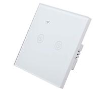 ZDETGU Interruptor WiFi Inteligente de 2 Vías - Control Remoto para Luces y Ventiladores - Compatible con Aplicaciones Móviles y Voz - Funciona con el Hogar - Diseño ABS+PC para Automatización del