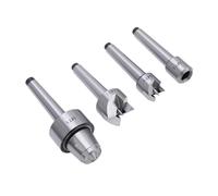 ZDETGU Juego de 4 Piezas de Torno de Madera Live Center - MT1 Arbor Drive Spur Cup para Torneado de Madera y Metal, Construcción de Acero, Rodamiento Silencioso para un Rendimiento Estable, Incluye