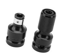 ZDETGU Juego de Adaptadores de Vaso Telescópico Hembra Hexagonal de /2 a /4 para Llaves Eléctricas y Extensión de Broca Compacta