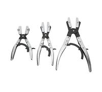 ZDETGU Juego de Alicates para Pellizco de Manguera de 3 Piezas, Bloqueo Automático, 8 Pulgadas, 10 Pulgadas, 12, Acero Al Carbono para Mantenimiento de Línea de Refrigerante Automotriz