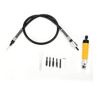 ZDETGU Juego de Herramientas de Cincel Eléctrico para Tallar Madera, Cuchillas de Acero Inoxidable con de Goma para Grabar, Cortador de Talla de Carpintería, Compatible con Amoladoras y