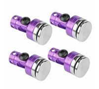 ZDETGU Juego de Montaje de Poste de Cuerpo Magnético de Aluminio para Coche SCX10 4WD :10 RC (Purple)