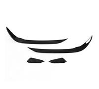 ZDETGU Kit Canard de Parachoques Delantero, Aleta Aerodinámica Negra Brillante para MK7.5 GTD 2017-2020, Alerón de Parachoques y Divisor, Actualización de Reemplazo de Ajuste Directo (negro brillante)