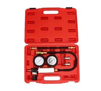 ZDETGU Kit de Probador de Cilindros - Juego de Medidores Profesionales de Compresión de Motores para Motores de Gasolina con Bujías de 14 Mm, 12 Mm y 10 - Detecta Problemas de Presión de Fuga en