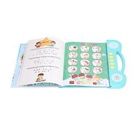 ZDETGU Libro de Sonido Electrónico para Niños, 3 Idiomas, Aprendizaje, Camboya, Inglés, Chino, Libro Parlante Interactivo con 11 Libros, Juegos de Matemáticas, Juguete Educativo para Niños Pequeños
