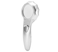 ZDETGU Lupa de Mano con Luces LED, Vidrio óptico de Aumento de 7X para una Observación Clara, Diseño Portátil para el Hogar, Reparación, Uso y Educación de Productos Electrónicos