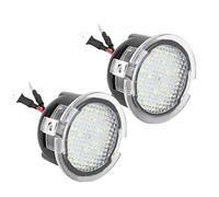 ZDETGU Luz de Charco de Visión Trasera de 18 LED de 1,8 W, Lámpara de Espejo Plug and Play de Reemplazo Directo, con Rendimiento Estable y Larga Vida útil, para Edge Taubus