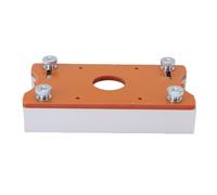 ZDETGU Máquina Cortadora de 65 Mm Soporte Ranurado Base de Enrutador de Aluminio para Carpintería Localizador de Ranuras de 0 a 2 Pulgadas de Espesor para Proyectos de Madera, Plástico y Chapa