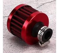 ZDETGU Mini Filtro de Entrada de Aire de 13 Mm, Aumenta el Flujo de Aire y Reduce la Resistencia del Motor, con Tela No Tejida, para Tubo de Entrada de Carburador de Automóvil (rojo)