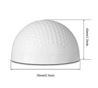 ZDETGU Mini Micrófono Captador Monitor de Sonido de Compacto para de Seguridad CCTV con Amplio Rango de 5-150 M2 Alta Sensibilidad Bajo Nivel de Ruido Plug and Play