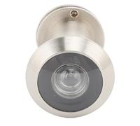 ZDETGU Mirilla para Puerta, Lente Gran Angular HD de 200° con Cubierta de 360°, Aleación de Zinc, Seguridad para el Hogar, Esencial para Puertas de Entrada, Apartamentos y Oficinas (SILVER)