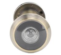 ZDETGU Mirilla para Puerta, Lente Gran Angular HD de 200° con Cubierta de 360°, Aleación de Zinc, Seguridad para el Hogar, Esencial para Puertas de Entrada, Apartamentos y Oficinas (Bronce antiguo)