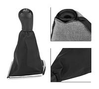 ZDETGU MK2 2004 2008 Perilla de Palanca de Cambios de 6 Velocidades con Cubierta de Bota de Polaina Perilla de Repuesto Ergonómica para Conducir y Fácil Instalación