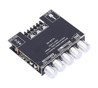 ZDETGU Módulo Amplificador de Potencia Digital - Placa de Alta Potencia de 2.1 Canales para Graves Mejorados y Sonido Estéreo - Amplificador para Parlantes Domésticos, Audio para Automóvil y