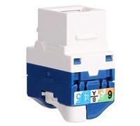 ZDETGU Módulo Cat6 RJ45 Paquete 2: Enchufe de Conector Giratorio para una Conexión de Cable Segura