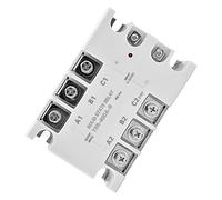 ZDETGU Módulo de relé de Estado de 3 Fase para Control Automático 480VAC Industrial Grado TSR80DAR con Compatibilidad TTL (TSR-60DA-R Sin radiador)