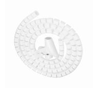 ZDETGU Organizador de Cable de Tubo de Espiral Flexible Envolvente de Alambre Protector de Manga de Gestión de Cables para el Monitor de Computadora de TV en Casa de Oficina en Casa (1.5m*16 mm)