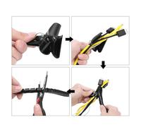 ZDETGU Organizador de Cable de Tubo de Espiral Flexible Envolvente de Alambre Protector de Manga de Gestión de Cables para el Monitor de Computadora de TV en Casa de Oficina en Casa (1.5m*22 mm)