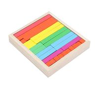 ZDETGU Palos de Contar de Madera para Niños Aprendizaje de Matemáticas - Juego de Varillas de Cocina Coloridas con Números 1 10, Manipuladores de Matemáticas para Escuela en Casa y Aula, Juguetes