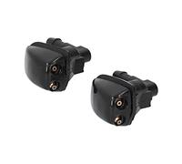 ZDETGU Par de Boquillas para Limpiaparabrisas de Repuesto, Pulverizador de Doble Orificio para Ajuste Universal, Chorro de Arandela en ángulo de Visibilidad Transparente para Parabrisas