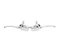 ZDETGU Par de Palancas de Cilindro Maestro de Freno Hidráulico para Manillar de Motocicleta de 25 Mm/1 Pulgada, Reemplazo Universal de Aleación de Aluminio para Palancas Dañadas o Desgastadas