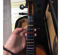 ZDETGU Pegatinas para Diapasón de Violonchelo Marcadores de Posición de los Dedos para Principiantes 4/4 3/1/2 1/ /8 Etiquetas de Práctica de Tamaño Traste Adhesivo Extraíble para Mejorar la (/2)