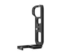 ZDETGU Placa de Liberación Rápida Tipo L Soporte Vertical en L para Cámara A7M2 A7II A7RII A7SII Diseño Hueco Liviano de Aluminio CNC con Interfaz AS de 39 Mm y Soporte de Zapata Fría
