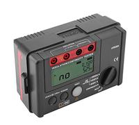 ZDETGU Probador de Resistencia de Aislamiento UT502A Megóhmetro Pantalla LCD de 1999 Recuentos Medición PI Prueba de Continuidad de Voltaje CA Descarga Automática Certificado UL CE