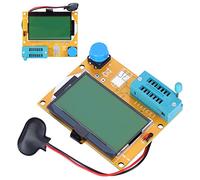 ZDETGU Probador de Transistores T4 Medidor Gráfico con Diodo LCD 12864, Triodo, Comprobador de Capacitancia Detección Automatizada de Componentes para Resistencias, MOSFET y