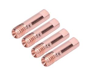 ZDETGU Puntas de Contacto de Cobre de 0,8 Mm para Soldadura MIG200/MIG130 - Reemplazo de Electrodo para Soldadores MIG MB15 15AK - 60 Piezas de Repuesto para un Rendimiento Estable del