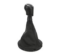 ZDETGU Reemplazo de Cuero de la Cubierta de la Perilla del Engranaje del Coche para el Transporte T5 2003-2011 6 Velocidades (6ta marcha)