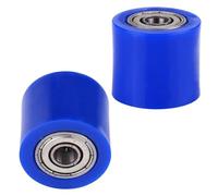 ZDETGU Reemplazo de Rueda de Polea Tensora de Cadena de Motocicleta de 8mm para Rueda Dentada de Rodillo de Ajuste Universal para Bicicleta Enduro (BLUE)