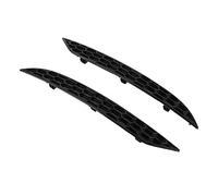 ZDETGU Reflector de Parachoques Trasero, Juego de Diseño Negro Brillante, Reemplazo Directo para MK7.5 GTD R 2017 2020, 2 Piezas de Piezas Exteriores de Automóvil